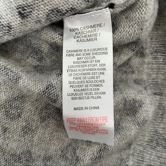 NWT Scott & Scott London Cashmere Hearts Sweater - Picture 5 of 6